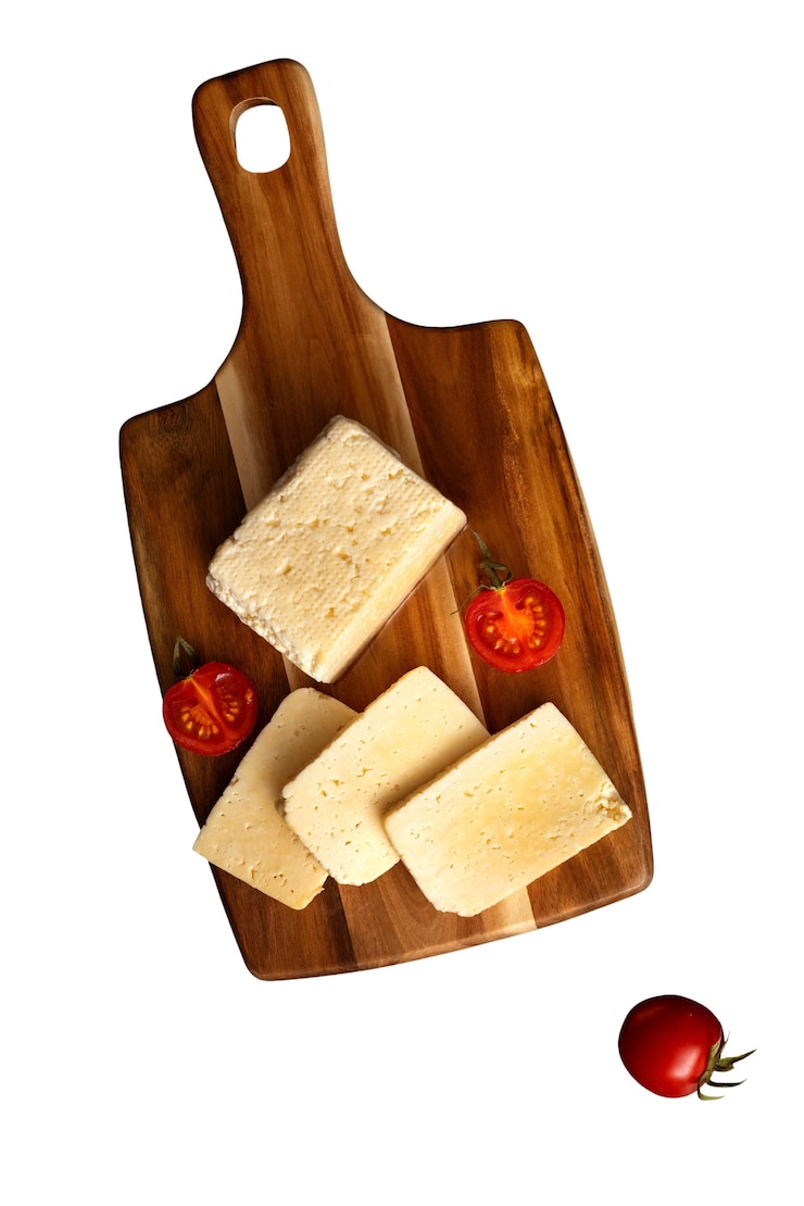 PSD gratuito la vista di un delizioso formaggio fresco