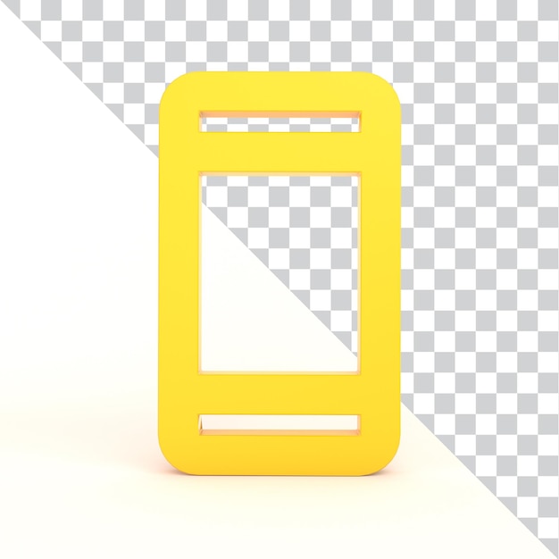 Lado frontal del icono del teléfono inteligente