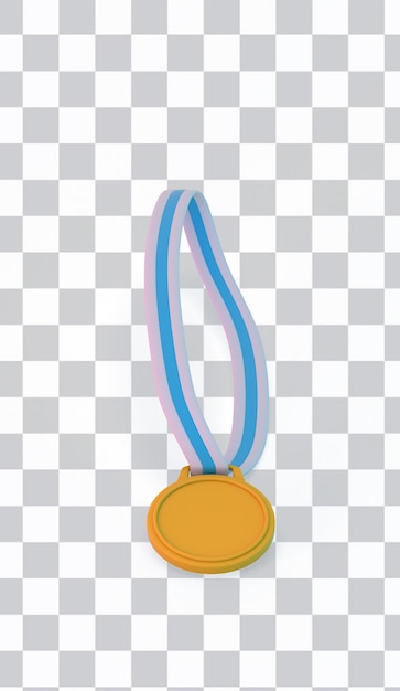 Lado frontal de la medalla