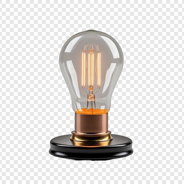 Gratis PSD lamp geïsoleerd op transparante achtergrond