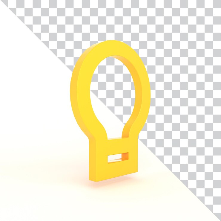 PSD gratuito lampadina lato sinistro