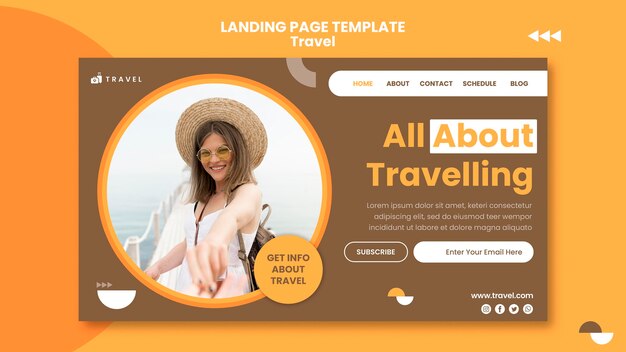 Landing page para viajar con mujer