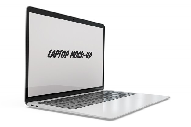 Laptop Mock-up geïsoleerd