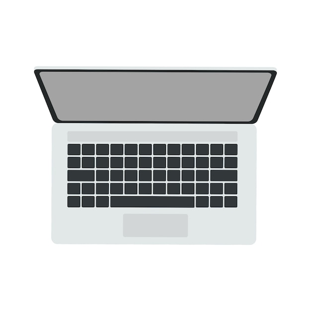 Laptop moderno aislado