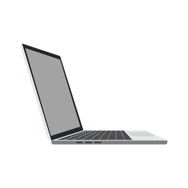 Laptop moderno aislado