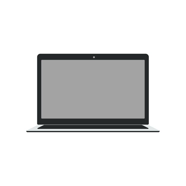 Laptop moderno aislado