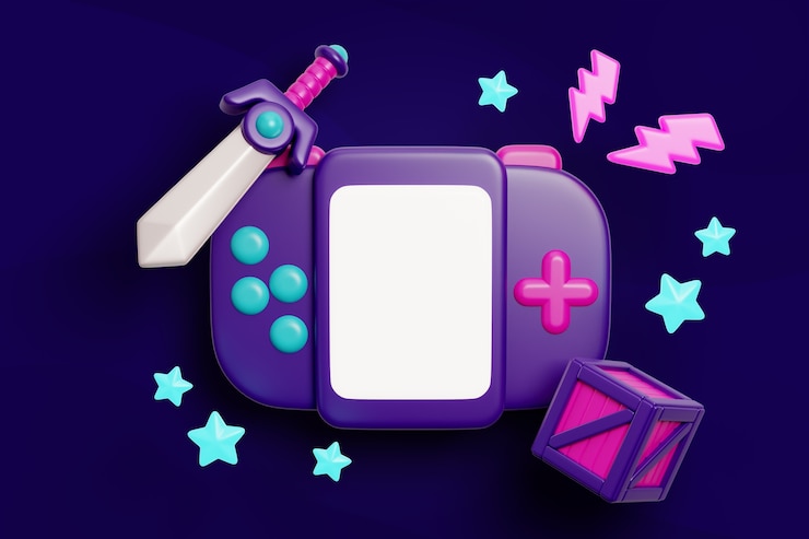 PSD Gratis latar belakang spanduk kosong untuk gaming
