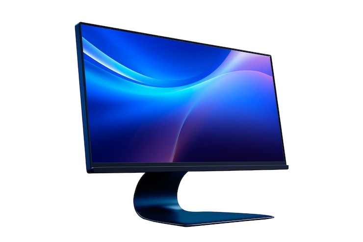 PSD Gratis layar tv modern terisolasi