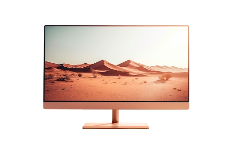 PSD Gratis layar tv modern terisolasi