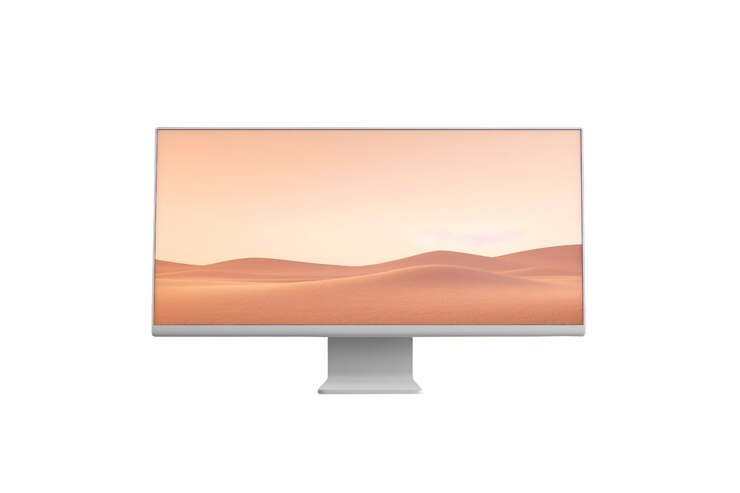 PSD Gratis layar tv modern terisolasi