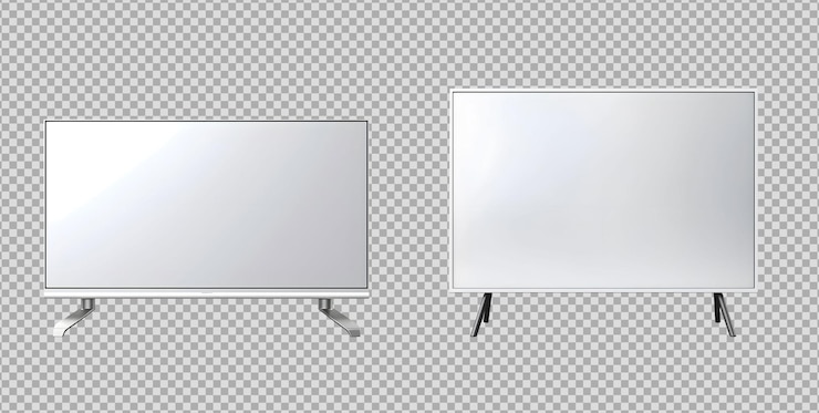 PSD Gratis lcd tv monitor isolated on background