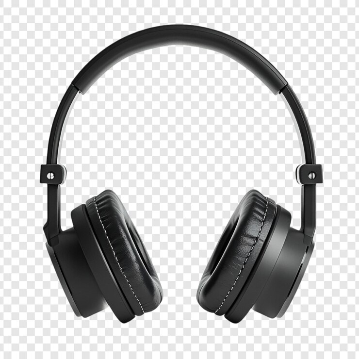 PSD gratuito le cuffie nere eleganti offrono un'esperienza audio coinvolgente