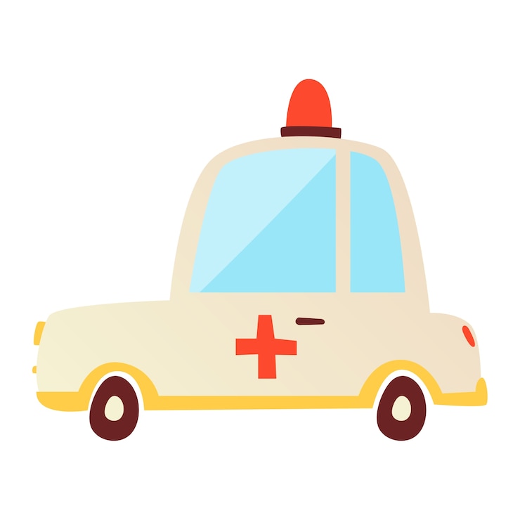 Gratis PSD leuke auto geïsoleerd