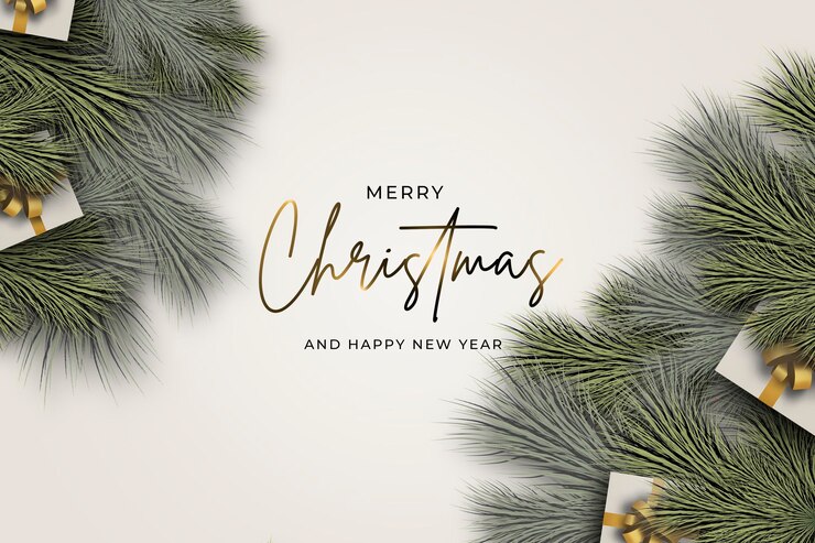 Gratis PSD leuke kerstgroet achtergrond