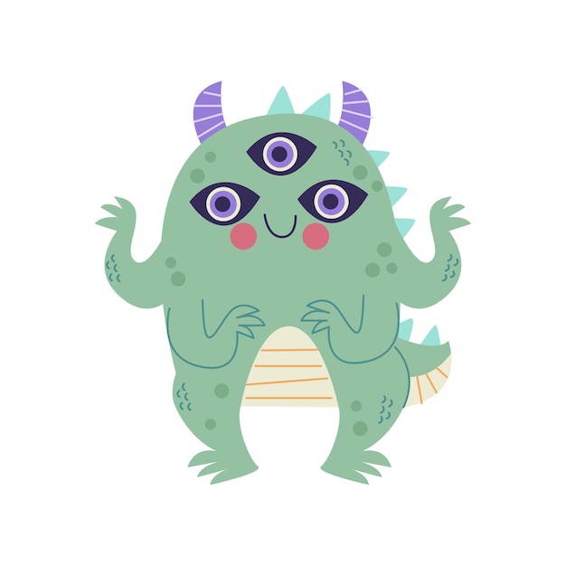 Leuke monsterillustratie