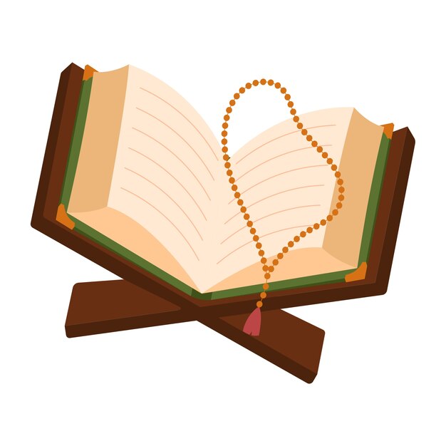 libro del Corán aislado