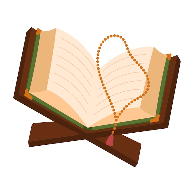 libro del Corán aislado
