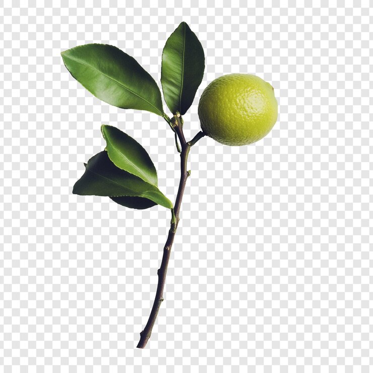 Gratis PSD lime branch stillevensfotografie