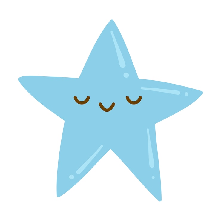 PSD gratuito linda ilustración de estrella
