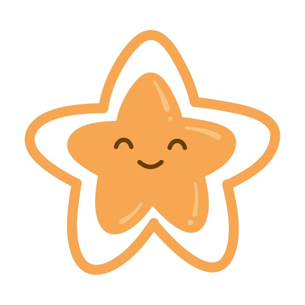 Linda ilustración de estrella