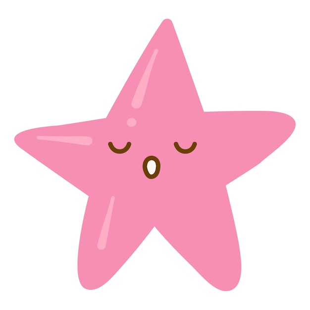 Linda ilustración de estrella