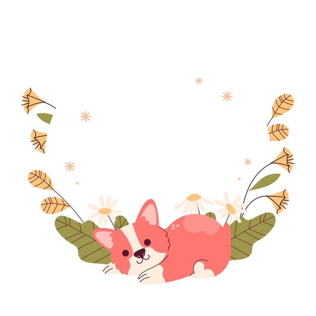 Lindo perro aislado