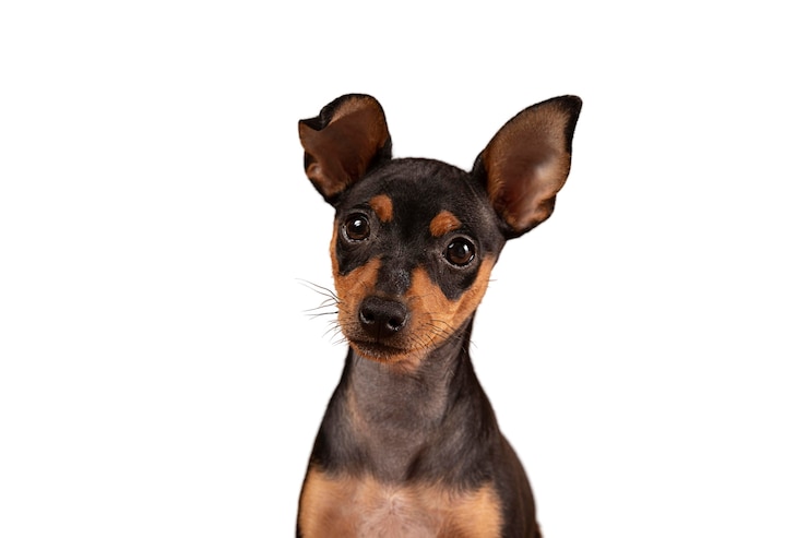 PSD gratuito lindo perro retrato aislado