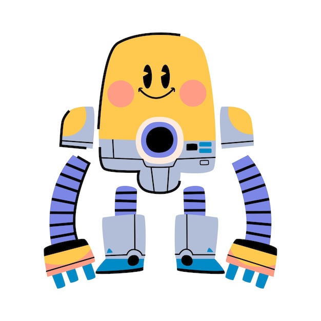 Lindo robot aislado