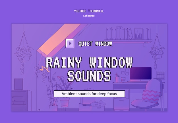 Lofi retro event template