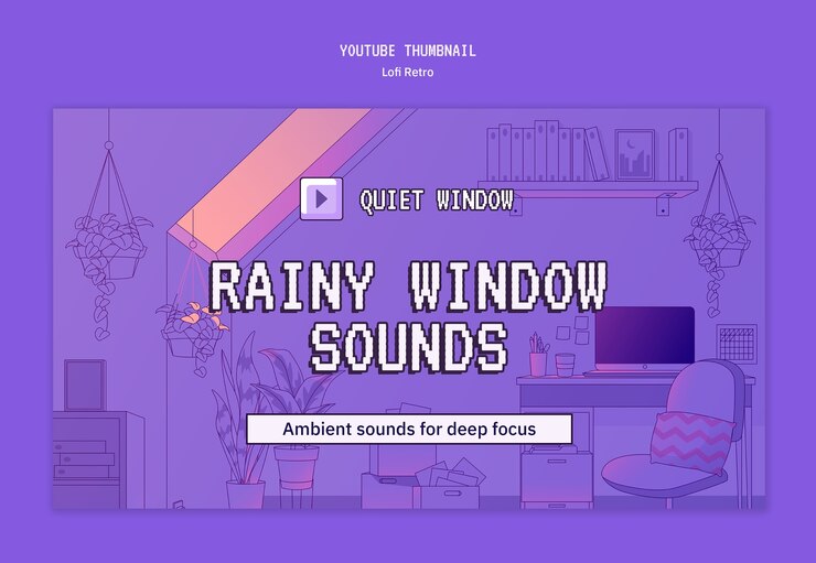 PSD gratuito lofi retro event template