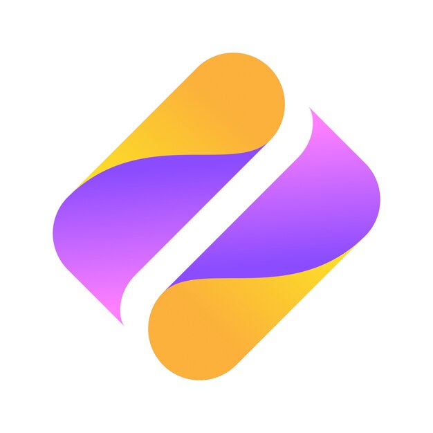Logo gradiente abstracto