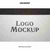 Gratis PSD logo mockup