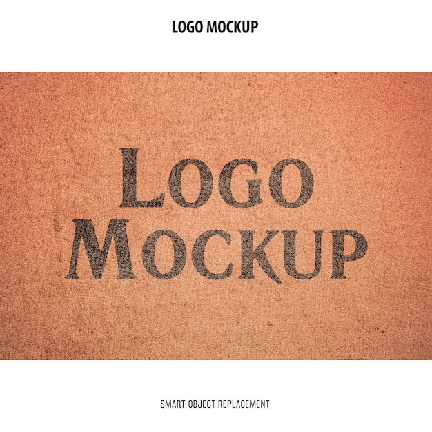 Gratis PSD logo mockup