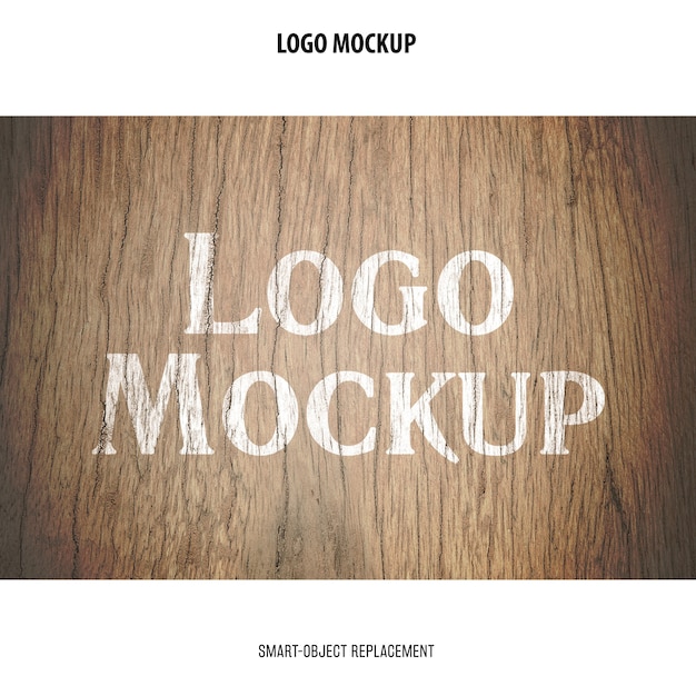 Gratis PSD logo mockup