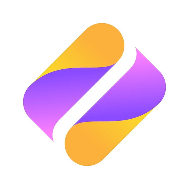 Logotipo abstracto con gradiente
