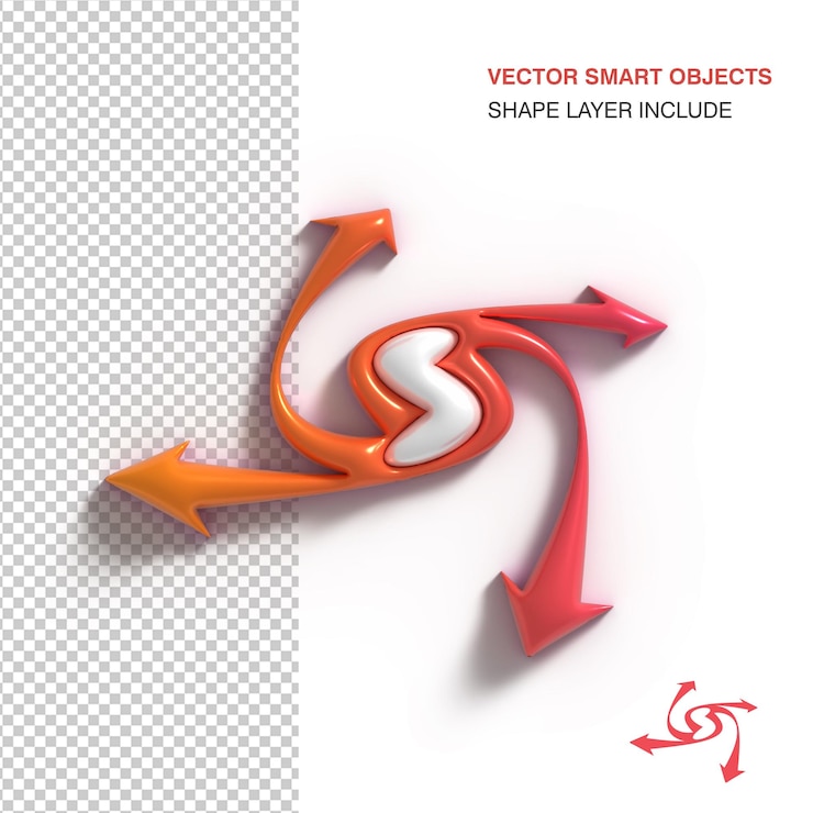 PSD gratuito logotipo web abstracto psd transparente tipográfico