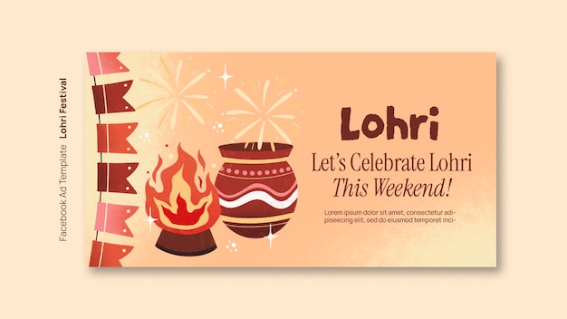 Gratis PSD lohri sjabloonontwerp