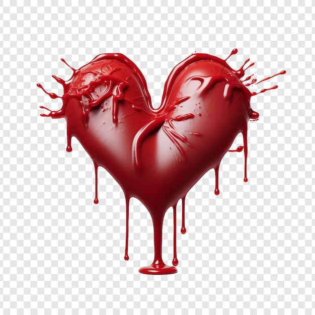 Gratis PSD love lies bleedin geïsoleerd op transparante achtergrond