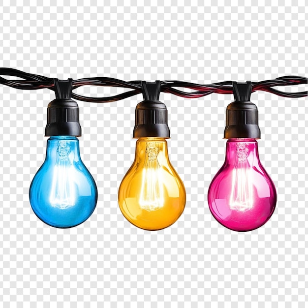 Luces de cuerda de colores vibrantes