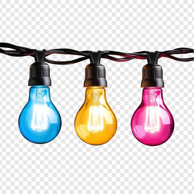 Luces de cuerda de colores vibrantes