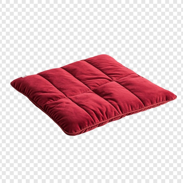 Lujoso cojín de terciopelo rojo Decoración elegante para el hogar