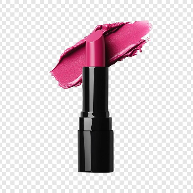 Luscious Magenta Lipstick Una toma de un producto de belleza