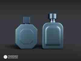 Gratis PSD luxe parfum geur spray fles pictogram geïsoleerde 3d render illustratie