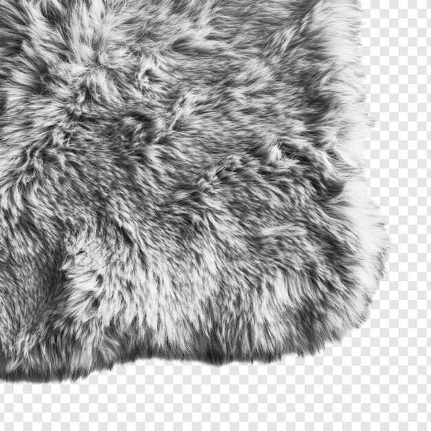Luxuriosa textura de piel falsa Un primer plano de piel suave gris y blanca