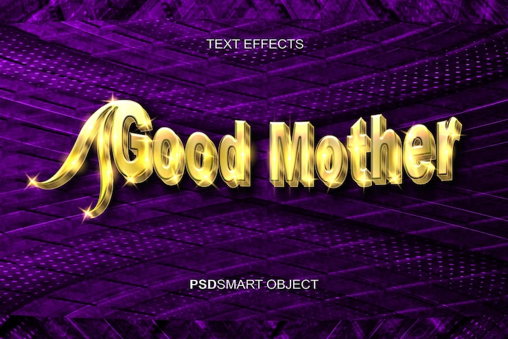 PSD Gratis luxury bold gold 3d text style mockup