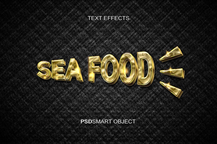PSD Gratis luxury comic gold 3d text style