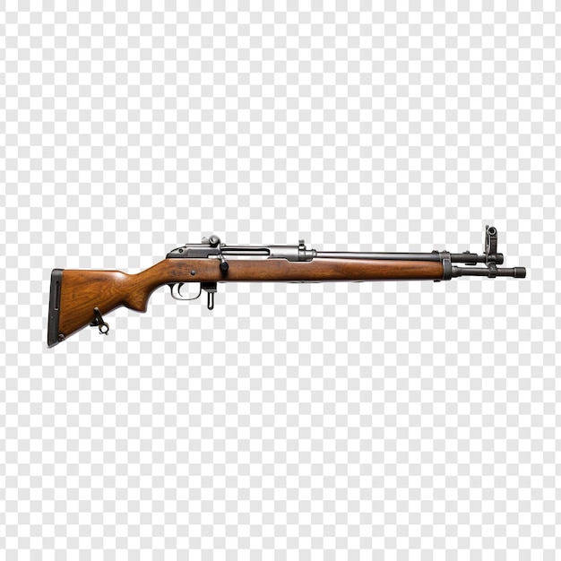 M1 garand aislado sobre un fondo transparente