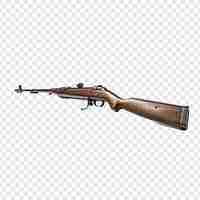 PSD gratuito m1 garand aislado sobre un fondo transparente