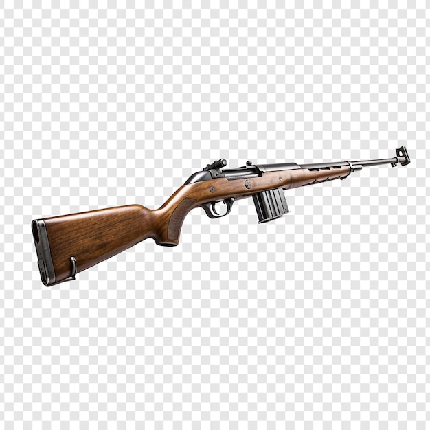 M1 garand aislado sobre un fondo transparente