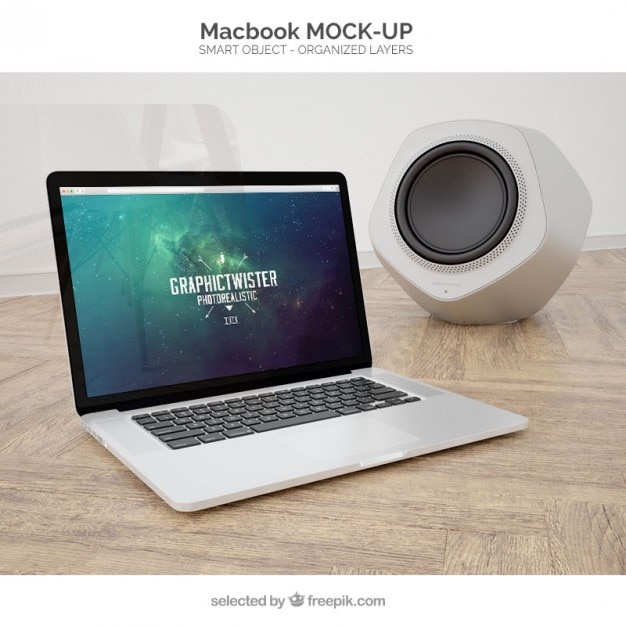 Macbook maqueta